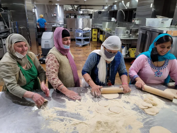 Langar, Kirtan, and Path Banner